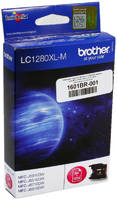Картридж для струйного принтера Brother LC-1280XL-M , пурпурный, оригинал LC-1280XLM