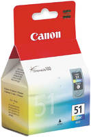 Картридж для струйного принтера Canon CL-51 (0618B001) цветной, оригинал