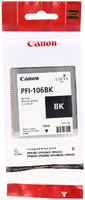 Картридж для струйного принтера Canon PFI-106 BK черный, оригинал