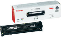 Картридж для лазерного принтера Canon 716 черный, оригинал 716BK