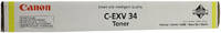 Тонер для лазерного принтера Canon C-EXV34Y , оригинал C-EXV34 Y