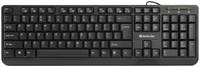 Проводная клавиатура Defender OfficeMate HM-710 Black