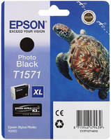 Картридж для струйного принтера Epson C13T15714010, черный, оригинал stylus Photo R3000