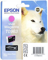 Картридж для струйного принтера Epson C13T09634010, пурпурный, оригинал