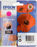 Картридж для струйного принтера Epson C13T17034A10, пурпурный, оригинал