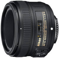 Объектив Nikon AF-S Nikkor 50mm f / 1.8G (JAA015DA)