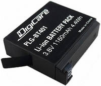Аккумулятор для экшн-камеры DigiCare PLG-BT401 для GoPro Hero 4 Аккумулятор для GoPro Hero 4 PLG-BT401