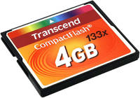 Карта памяти Transcend Compact Flash Ultra TS4GCF133 4GB