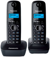 DECT телефон Panasonic KX-TG1612RUH черный, серый