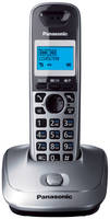 DECT телефон Panasonic KX-TG2511RUM серебристый, черный