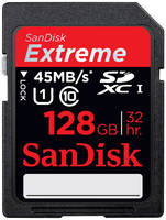 Карта памяти SanDisk SDXC Extreme SDX-128G-X46 128GB