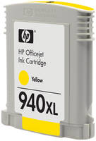 Картридж для струйного принтера HP 940XL (C4909AE) желтый, оригинал 940XL(C4909AE) (HP-C4909AE)
