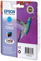 Картридж для струйного принтера Epson T0802 (C13T08024010), оригинал