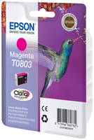 Картридж для струйного принтера Epson T0803 (C13T08034010), пурпурный, оригинал