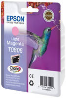 Картридж для струйного принтера Epson T0806 (C13T08064010), пурпурный, оригинал