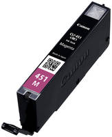 Картридж для струйного принтера Canon CLI-451 M пурпурный, оригинал CLI-451M