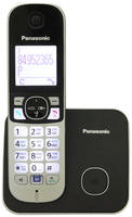 DECT телефон Panasonic KX-TG6811RUB серебристый, черный