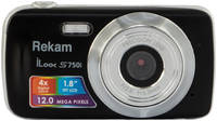 Фотоаппарат цифровой компактный Rekam iLook S755i Black (1108005121)