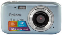 Фотоаппарат цифровой компактный Rekam iLook S755i Metallic