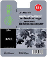 Картридж для струйного принтера Cactus CS-CLI521BK черный