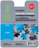 Картридж для струйного принтера Cactus CS-CLI521C голубой