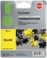Картридж для струйного принтера Cactus CS-CLI426Y желтый