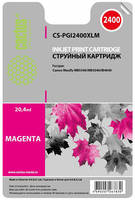 Картридж для струйного принтера Cactus CS-PGI2400XLM пурпурный