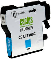 Картридж для струйного принтера Cactus CS-LC1100C голубой