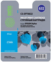 Картридж для струйного принтера Cactus CS-EPT0632 голубой