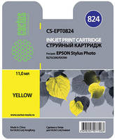 Картридж для струйного принтера Cactus CS-EPT0824 желтый
