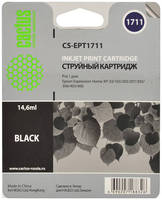 Картридж для струйного принтера Cactus CS-EPT1711 черный