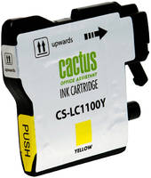 Картридж для струйного принтера Cactus CS-LC1100Y желтый