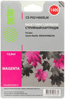 Картридж для струйного принтера Cactus CS-PGI1400XLM пурпурный