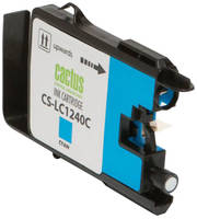 Картридж для струйного принтера Cactus CS-LC1240C голубой