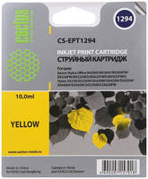 Картридж для струйного принтера Cactus CS-EPT1294 желтый