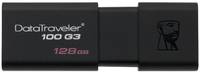 Флешка Kingston DataTraveler 100 G3 128ГБ Black (DT100G3 / 128GB) (DT100G3/128GB)