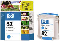 Картридж для струйного принтера HP 82 (C4911A) голубой, оригинал 82 Cyan (C4911A)