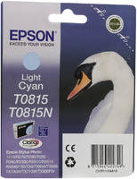 Картридж для струйного принтера Epson C13T11154A10, голубой, оригинал (T0815)