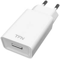 Сетевое зарядное устройство TFN 1 USB, 1 A, (TFN-WC1U1AWH) white