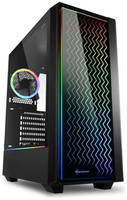 Корпус компьютерный Sharkoon RGB LIT 200 Black