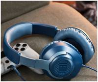 Игровая гарнитура JBL Quantum 100 Blue (JBLQUANTUM100BLU)