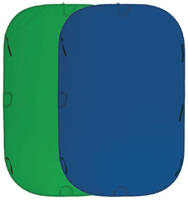 Складной фон хромакей Fujimi FJ 706GB-180 / 210 синий / зелёный