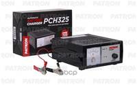 PATRON PCH325 Устройство зарядное для АКБ импульсное 12V, плавная регулировка тока - 0.8 -