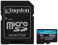 Карта памяти Kingston 256GB Canvas Go! Plus 170R +адаптер (SDCG3 / 256GB) (SDCG3/256GB)