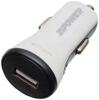 Автомобильное универсальное зарядное устройство для телефона USB-выход (2.1 А), Zipower (PM6662)