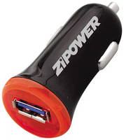 Автомобильное универсальное зарядное устройство для телефона USB-выход (2.1 А), Zipower