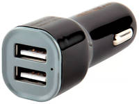 АЗУRED LINE AC-1A, 2 порта USB, выходный ток 1А, черное, УТ000010345 (453438)