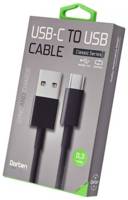 Кабель Dorten USB-C to USB Cable Classic Series 0,3 м Black