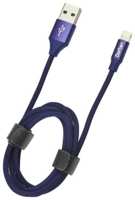 Кабель Dorten Lightning to USB Cable Canvas Series 1 м Navy для Apple Lightning