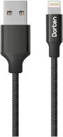 Кабель Dorten Lightning to USB Cable Metallic Series 1,2 м Black